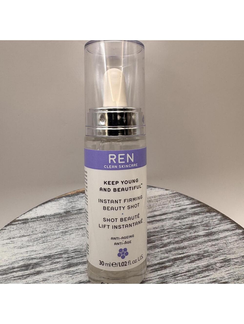 REN Instant Firming Beauty Shot for Face - 1.02oz/30ml - Full Size NEW w/o Box